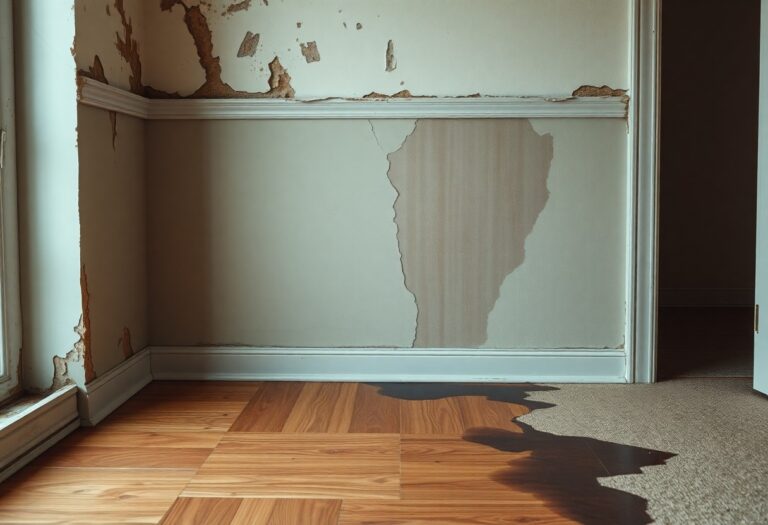 damaged wall