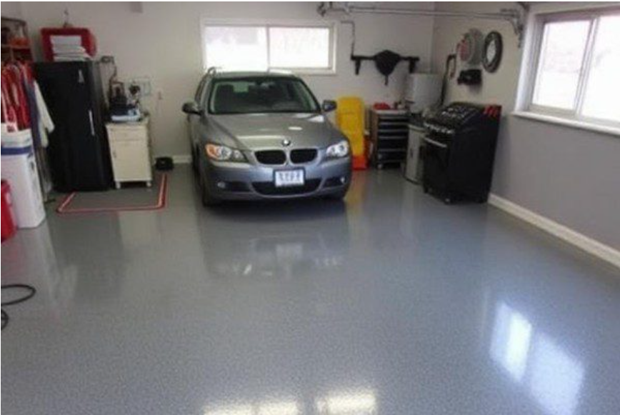 painting epoxy garage floors
