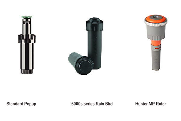 sypes of sprinkler heads