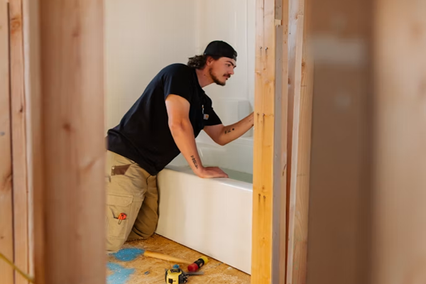 install bathtub